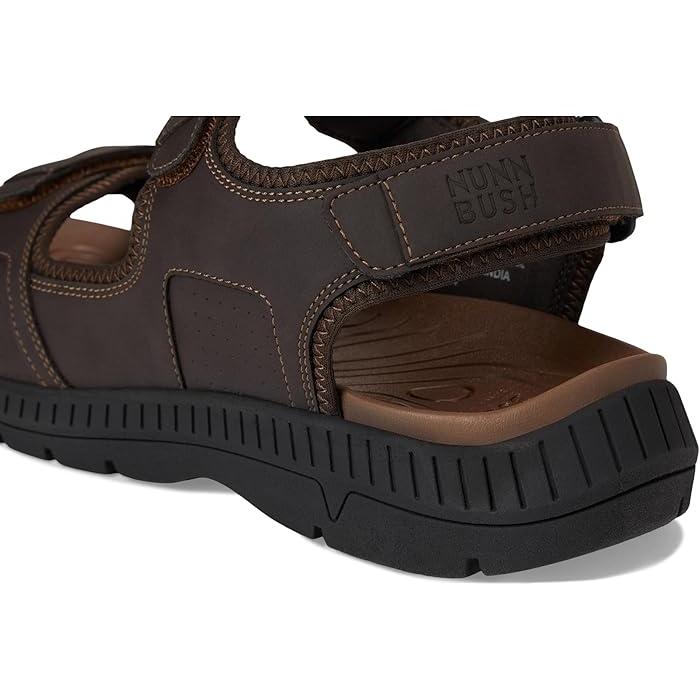(取寄) ナン ブッシュ メンズ ラグナ 3 ストラップ リバー サンダル ライトウェイト アジャスタブル アンド コンフォタブル Nunn Bush men Laguna 3 Strap  Sandal Lightweight Adjustable and Comfortable Brown 取寄) ナン ブッシュ メンズ ラグナ 3 ストラップ リバー サンダル