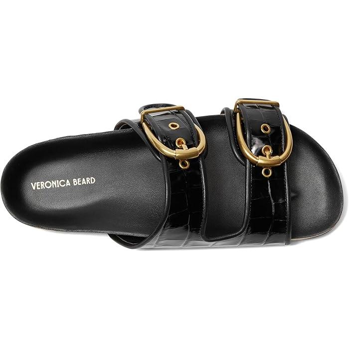 (取寄) ベロニカ ビアード レディース プルー Veronica Beard women Prue Black Croc Print Leather P最大16倍10/15限定 (取寄) ベロニカ ビアード レディース プルー