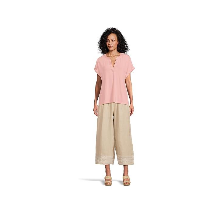 (取寄) トミーバハマ レディース トゥー パーム エンブロイダー クーロット  Bahama women Two Palms Embroidered Coulotte Natural Linen Tommy Bahama（トミー バハマ） P最大17倍1/1限定 (取寄) レディース