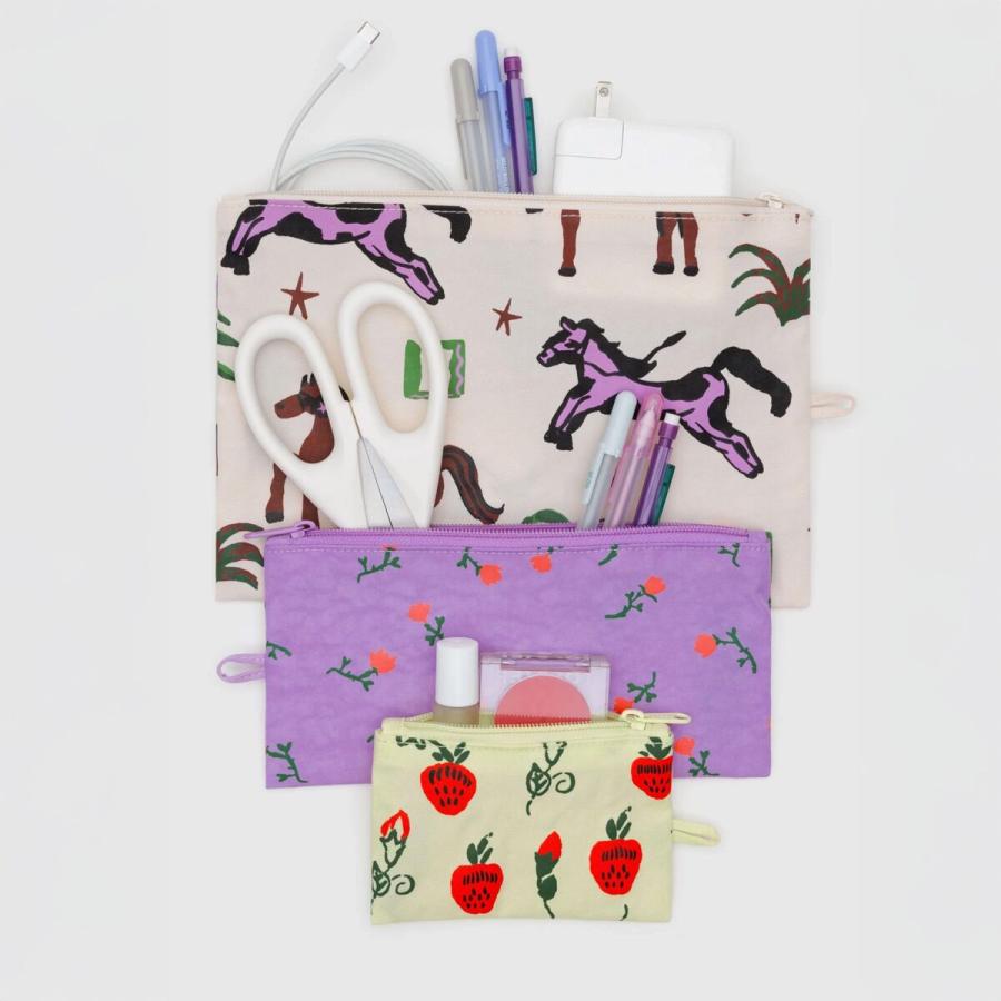 【新品未使用】BAGGU/フラットポーチセット BAGGU｜バグゥ】Flat Pouch Set フラットポーチセット (財布