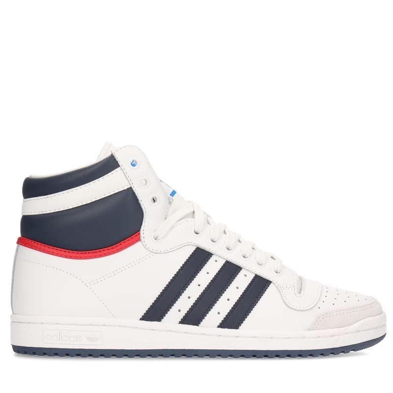 アディダス スニーカー メンズ 白 ハイカット d65161 ホワイト トップテン ハイMen's adidas Originals Top Ten Hi White New Navy