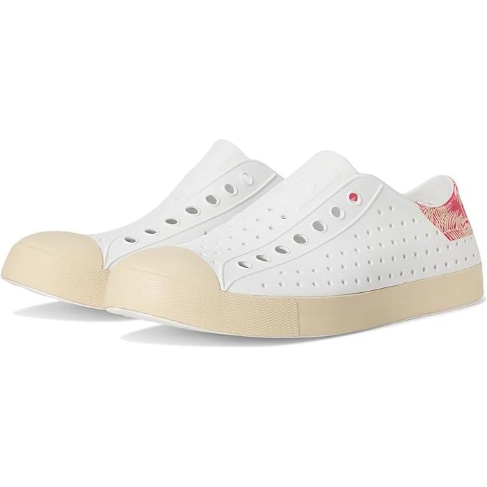 (取寄) ネイティブシューズ ジェファーソン ブロック Native Shoes Jefferson Wanderfoam Block Shell White/ Bone White/ Popsicle Palm Block Native Shoes (取寄) ネイティブシューズ ジェファーソン ブロック