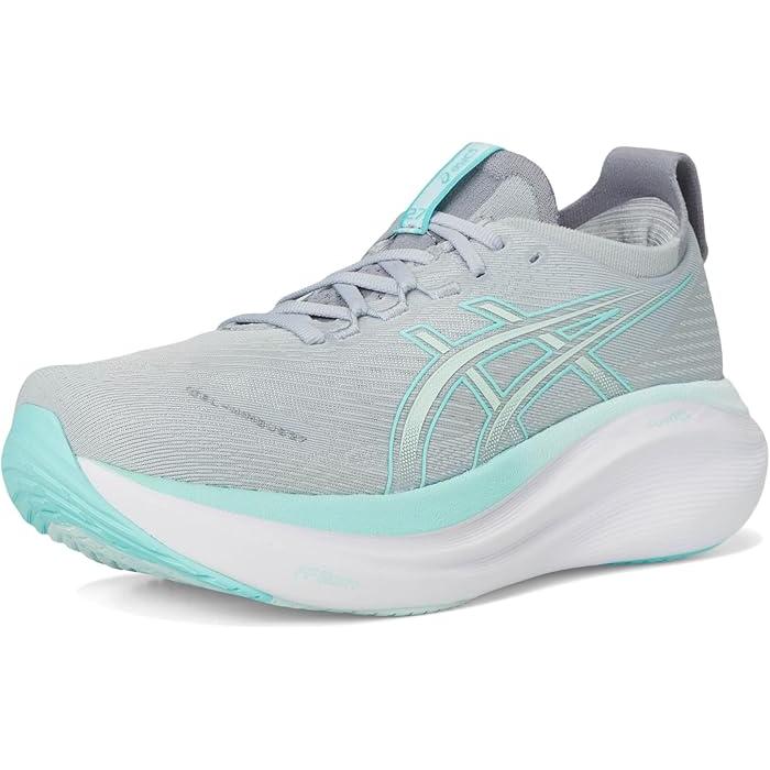 (取寄) アシックス レディース ゲル-ニンバス 27 ASICS women GEL-Nimbus 27 Piedmont Grey/Illuminate Mint ASICS（アシックス） (取寄) レディース ゲル-ニンバス 27 ASICS women
