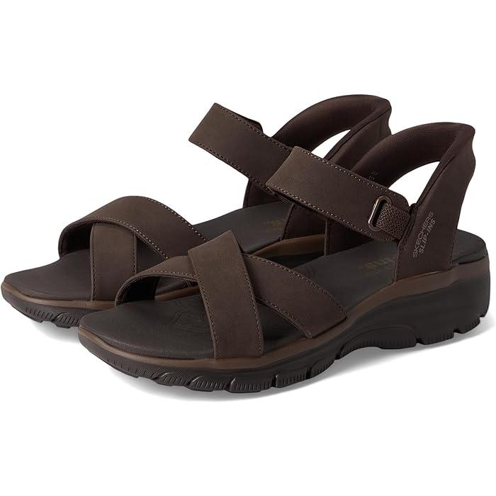 (取寄) スケッチャーズ レディース イージー ゴーイング - サムウェア サニー SKECHERS women Easy Going - Somewhere Sunny Chocolate SKECHERS（スケッチャーズ） (取寄) スニーカー レディース イージー