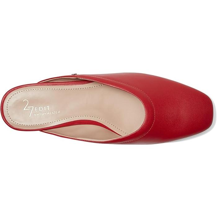 (取寄) ナチュラライザー レディース 27 エディット カーラ ミュール Naturalizer women 27 Edit Carla Mule Crimson Red Leather P最大17倍10/17-19限定 (取寄) ナチュラライザー レディース 27