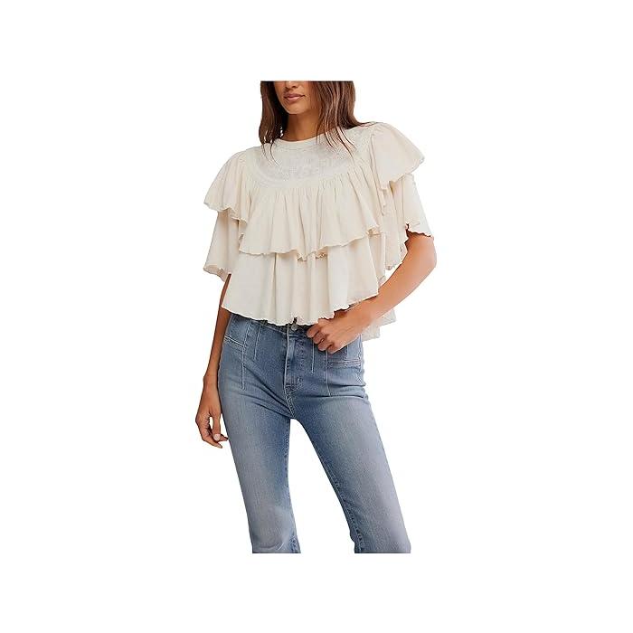 (取寄) フリーピープル レディース ロゼ パーティー ティー Free People women Rose Party Tee Peacoat FREE PEOPLE（フリーピープル） P最大17倍1/1限定 (取寄) レディース