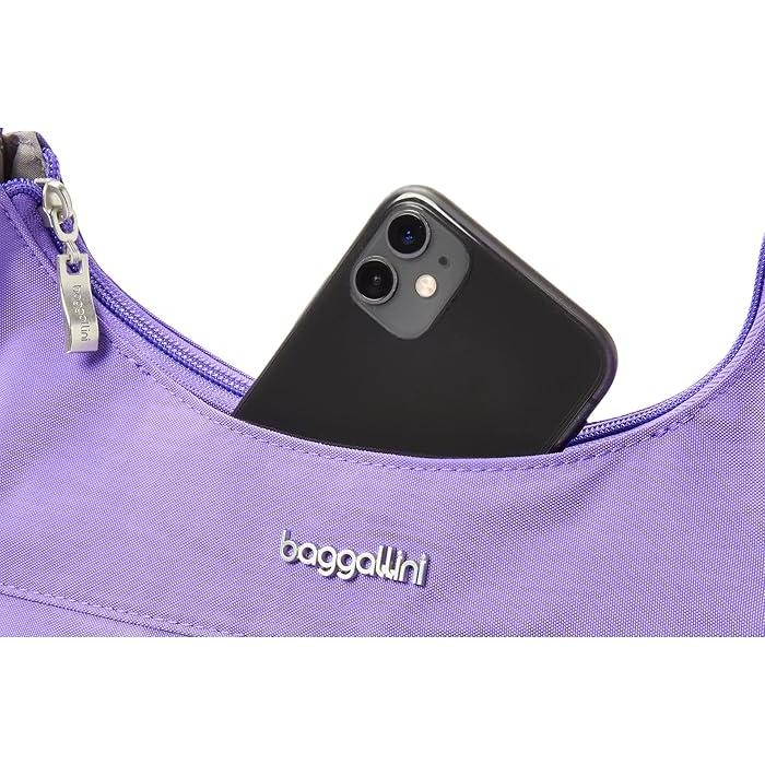 取寄) バッガリーニ レディース モダン ポケット ハーフ ムーン バッグ