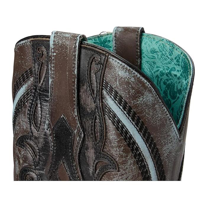 取寄) コーラル ブーツ レディース Corral Boots women A4699 Brown/Blue