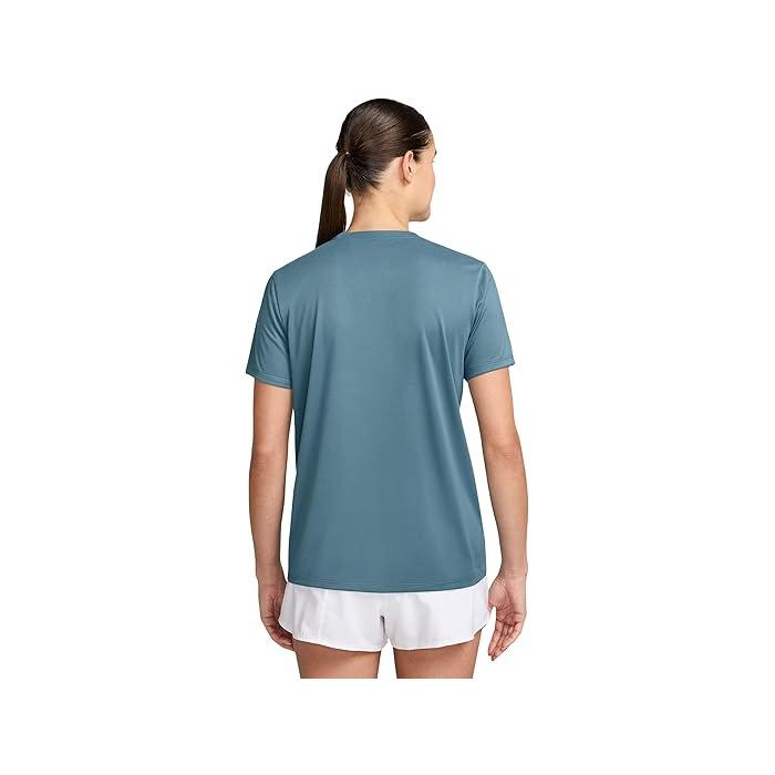 (取寄) ナイキ レディース ドライ-フィット リラックスド-フィット ショート スリーブ T-シャツ Nike women Dri-FIT Relaxed Short Sleeve T-shirt Smokey Blue NIKE（ナイキ） (取寄) レディース ドライ-フィット リラックスド