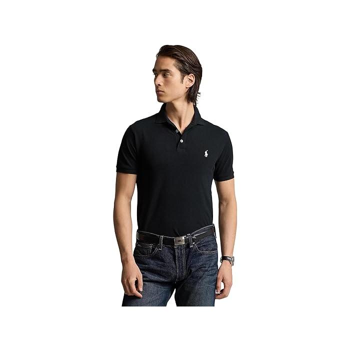 POLO RALPH LAUREN ブラック ポロシャツ クラシックフィット 黒 POLO RALPH LAUREN (取寄) ラルフローレン メンズ クラシック