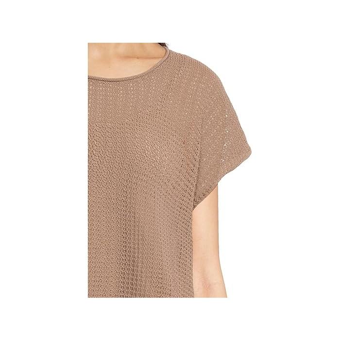 (取寄) アイリーン フィッシャー レディース ジュエル ネック セーター Eileen Fisher women Jewel Neck Sweater Infinity 取寄) アイリーン フィッシャー レディース ジュエル ネック セーター