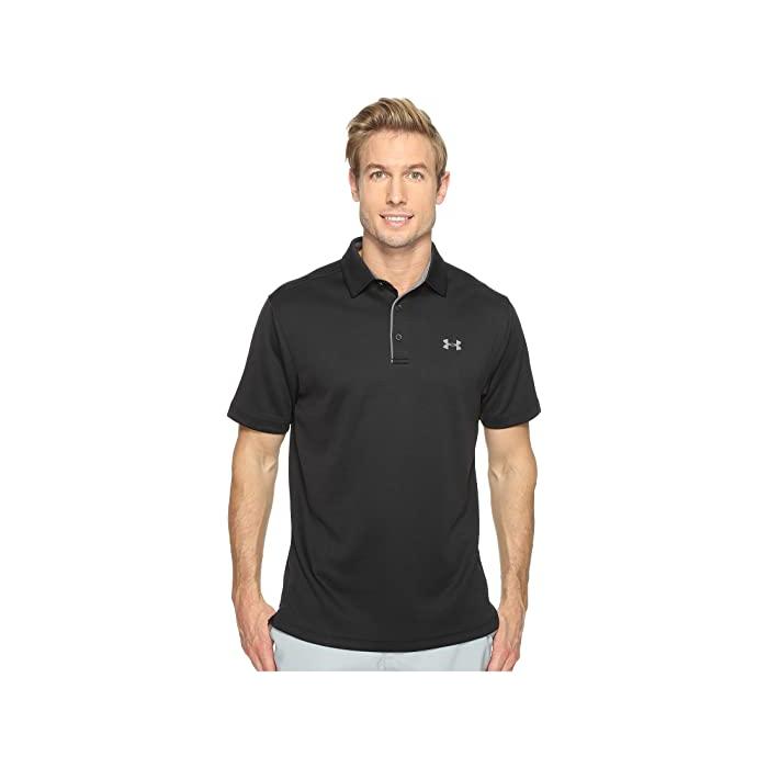 (取寄) アンダーアーマー ゴルフ メンズ テック ポロ Under Armour Golf men Under Armour Golf Tech Polo Black/Graphite/Graphite P最大17倍1/1限定 (取寄) アンダーアーマー ゴルフ メンズ テック ポロ
