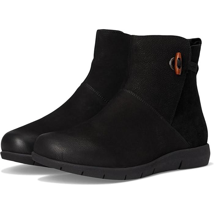 (取寄) ソフトウォーカー レディース アデレード SoftWalk women Adelaide Black Nubuck P最大17倍1/1限定 (取寄) ソフトウォーカー レディース アデレード