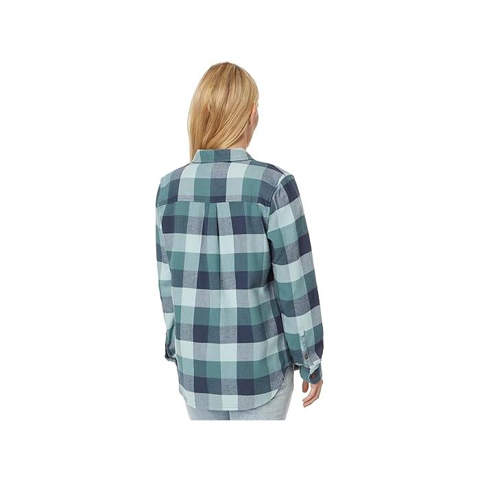 (取寄) エルエルビーン レディース フランネル シャツ L.L.Bean women Soft-Brushed Flannel Shirt Soft Spruce
