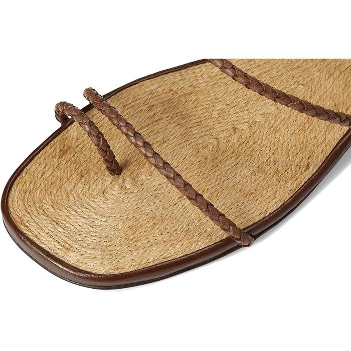 (取寄) シュッツ レディース カヤ ストロー Schutz women Kaya Straw Desert Brown SCHUTZ（シュッツ） (取寄) レディース カヤ ストロー フラッツ Schutz