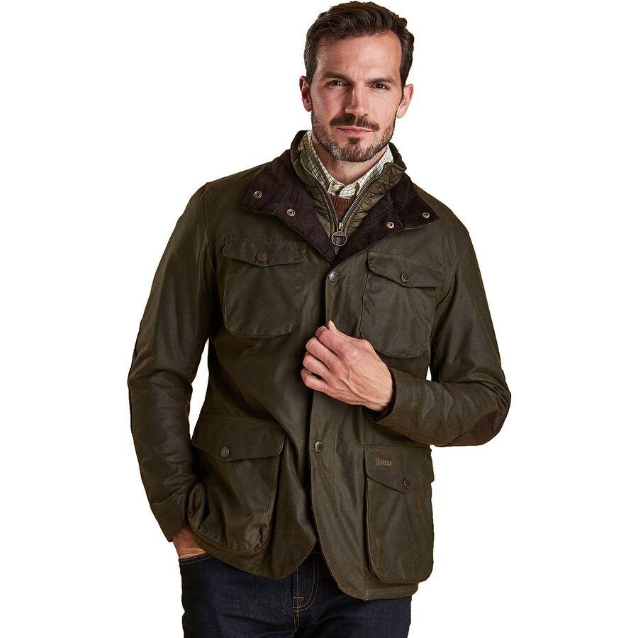 (取寄) バブアー メンズ オグストン ワックス ジャケット - メンズ Barbour men Ogston Wax Jacket - Men's Olive Barbour（バブアー） (取寄) メンズ オグストン ワックス ジャケット
