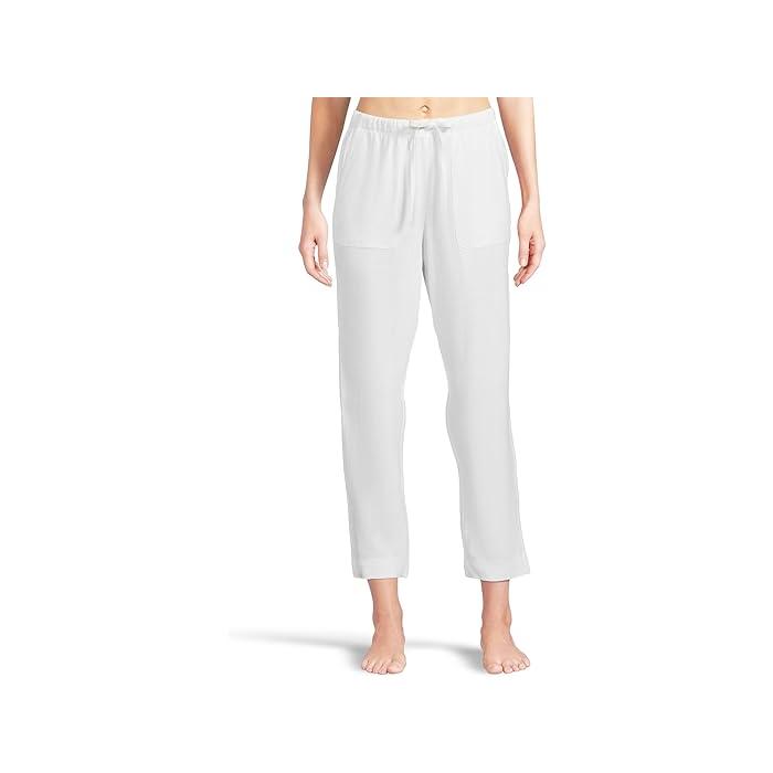 (取寄) ベアフットドリームス レディース リネン ブレンド パンツ Barefoot Dreams women Linen Blend Pant White BAREFOOT DREAMS（ベアフットドリームズ） P最大17倍1/1限定 (取寄