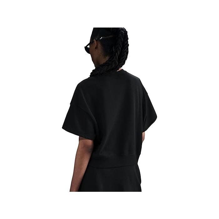 (取寄) ナイキ レディース スポーツウェア クラブ フリース シーズナル ルーズ トップ Nike women Sportswear Club Fleece Seasonal Loose Top Birch Heather/Black NIKE（ナイキ） (取寄) レディース スポーツウェア クラブ フリース