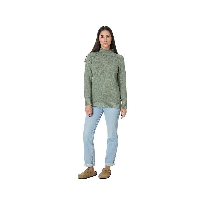 (取寄) エルエルビーン レディース コットン ラグ セーターズ ファンネル ネック プルオーバー L.L.Bean women Cotton