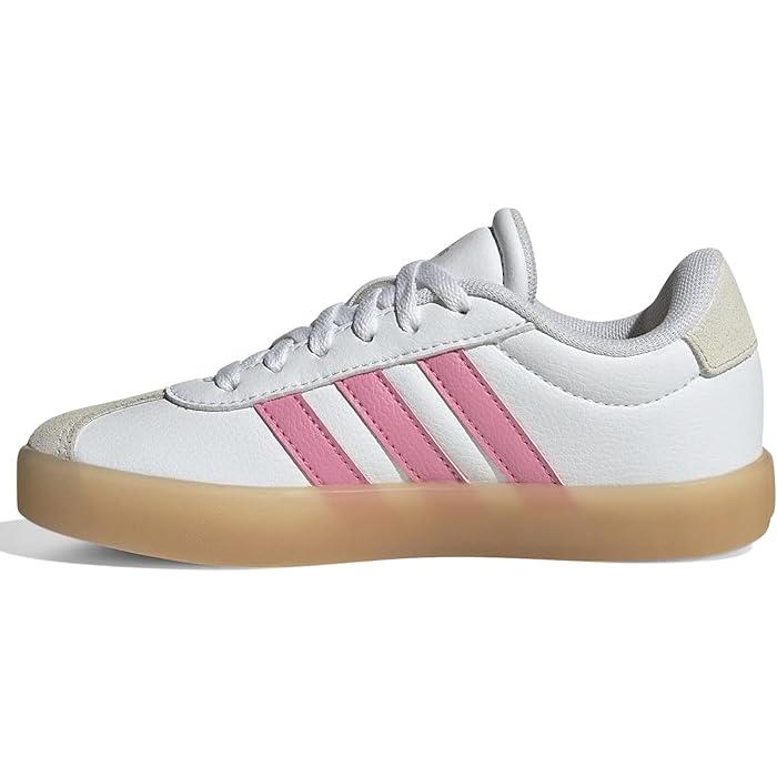 (取寄) アディダス キッズ キッズ Vl コート 3.0 シューズ (ビッグ キッド) adidas Kids kids Vl Court 3.0 Shoes (Big Kid) White/Bliss Pink/Alumina | adidas Originals | 03