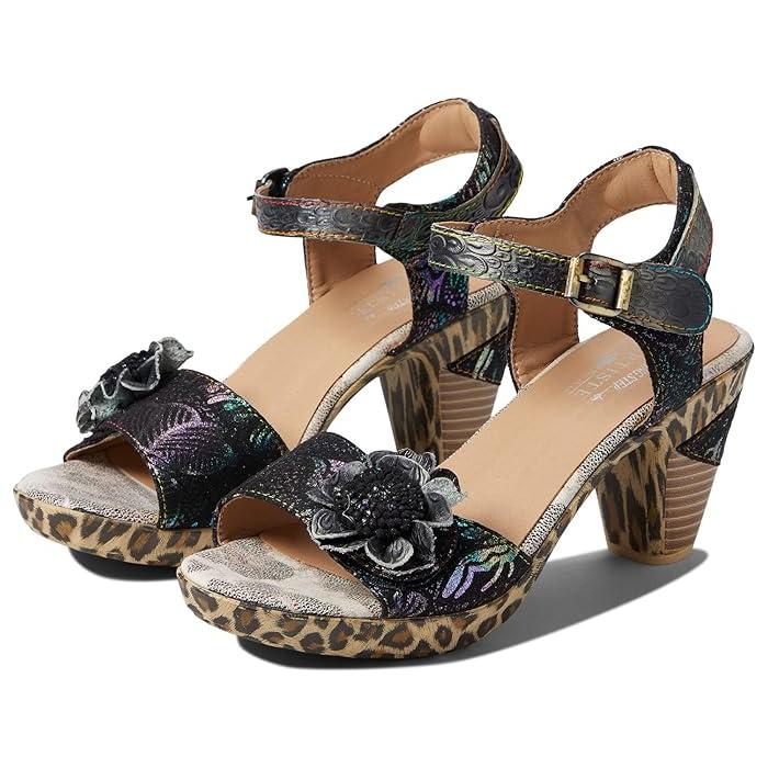 (取寄) ラルティストバイスプリングステップ レディース ワイルドキャット L'Artiste by Spring Step women Wildcat Black Multi 取寄) ラルティストバイスプリングステップ レディース ワイルド