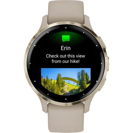 (取寄) ガーミン ベニュー 3S Garmin Venu 3S French Gray/Cream Goldの画像