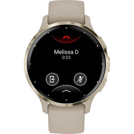 (取寄) ガーミン ベニュー 3S Garmin Venu 3S French Gray/Cream Goldの画像