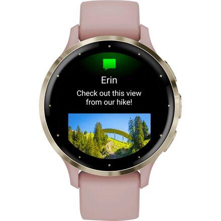 (取寄) ガーミン ベニュー 3S Garmin Venu 3S Pink Dawn/Peach Goldの画像
