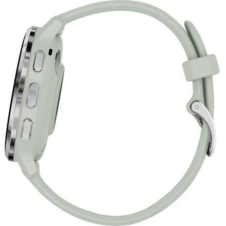 (取寄) ガーミン ベニュー 3S Garmin Venu 3S Sage Gray/Passivatedの画像