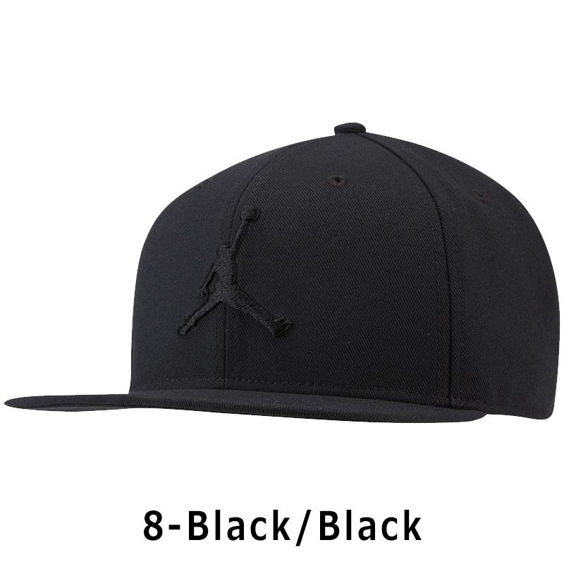 Jordan ジョーダン 金ロゴ ブラックキャップ JORDAN キャップ/帽子 Jordan Pro Snapback Hat JORDAN