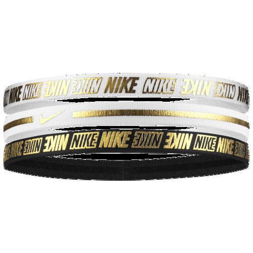 ナイキ ヘッドバンドレディース ヘアバンド 細い メタリック ヘアバンド 3本セット 3色パック Nike Women S Metallic Hairbands 2 0 3 Pack White White Bl Nike N ジェットラグyahoo 店 通販 Yahoo ショッピング