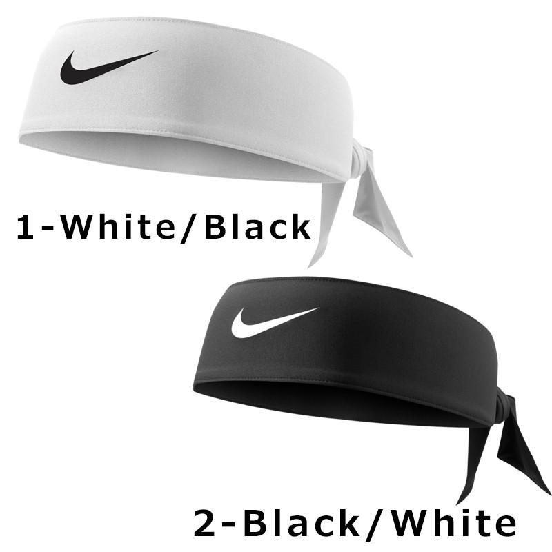 NIKE ナイキ バンダナ ヘアバンド ヘッドタイ 3.0 ドライフィット ホワイト ブラック Nike Dri-FIT Head Tie 3.0 White Black｜jetrag｜02