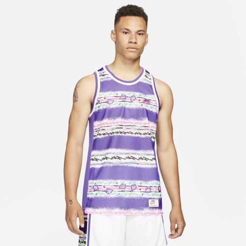 取寄 【予約】 本店 ナイキ メンズ ストーリーズ バスケットボール ジャージー Nike Men#039;s Jersey Basketball Purple White Stories