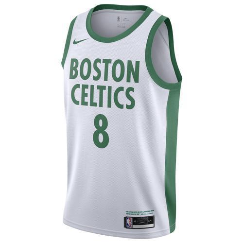 (取寄)ナイキ メンズ NBA シティ エディション スウィングマン ジャージー Nike Men#039;s NBA City Edition Swingman Jersey White Green