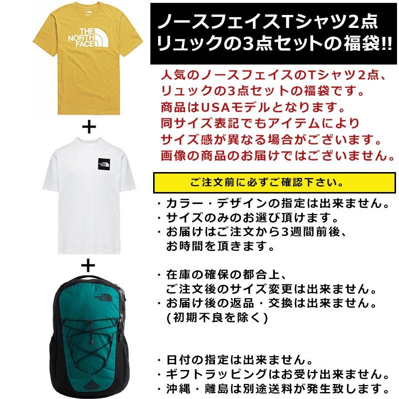 ノースフェイス Tシャツ リュック 福袋 メンズ 3点セット USAモデル THE North Face 送料無料 メンズ ブランド 福袋 2026 予約 2025 | THE NORTH FACE | 01