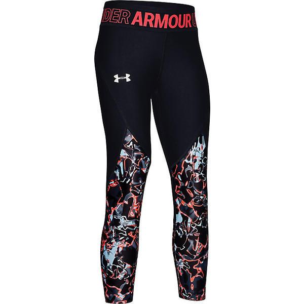 UNDER ARMOUR〉クロップレギンス 通販 UNDERARMOUR アンダーアーマー レギンスパンツ レディース ヒートギア UAスポーツスタイルテーピングクロップ UA SPORTSTYLE TAPED CROPPED LEGGINGS 1348208 ウェア スポーツ トレーニング ジム ランニング シンプル ルームウェア
