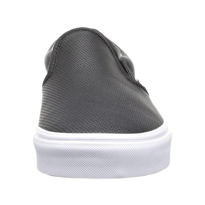 VANS バンズ スニーカー スリッポン レザー 黒 メンズ レディース コアクラシック ブラック 497508 パンチングレザー VANS USA Core Classics Leather｜jetrag｜07