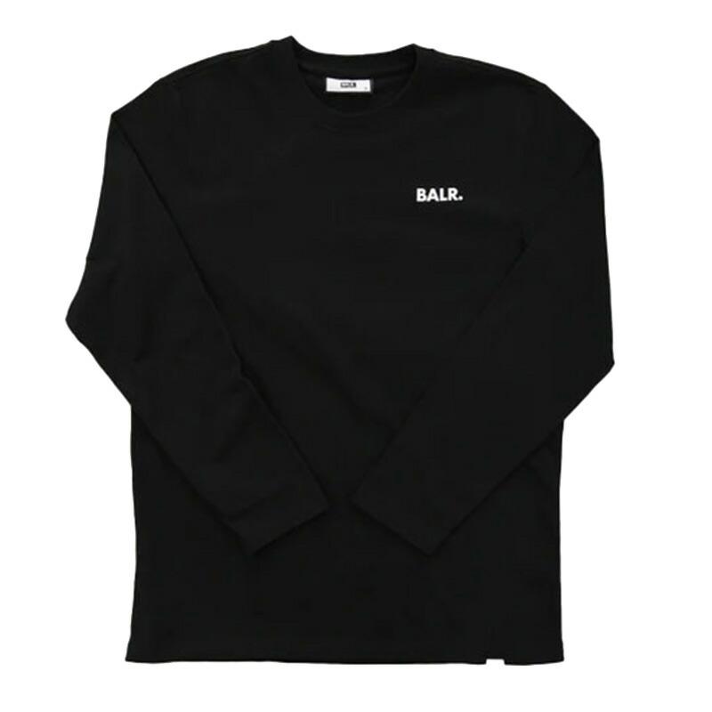 BALR.（ボーラー） ロンT 長袖Tシャツ メンズ ブラック バックプリント