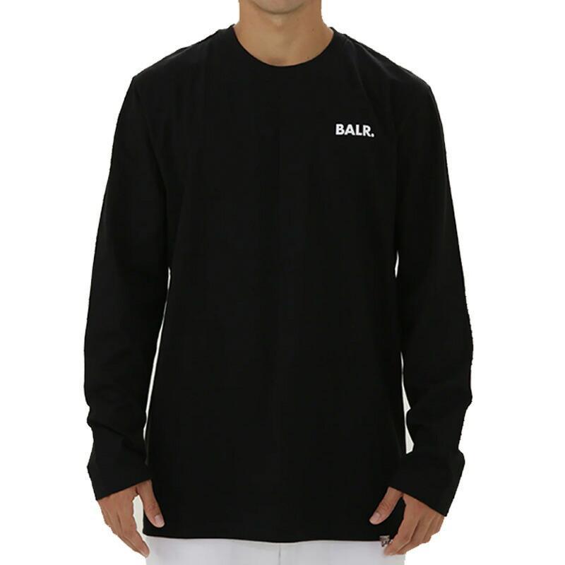 BALR.（ボーラー） ロンT 長袖Tシャツ メンズ ブラック バックプリント