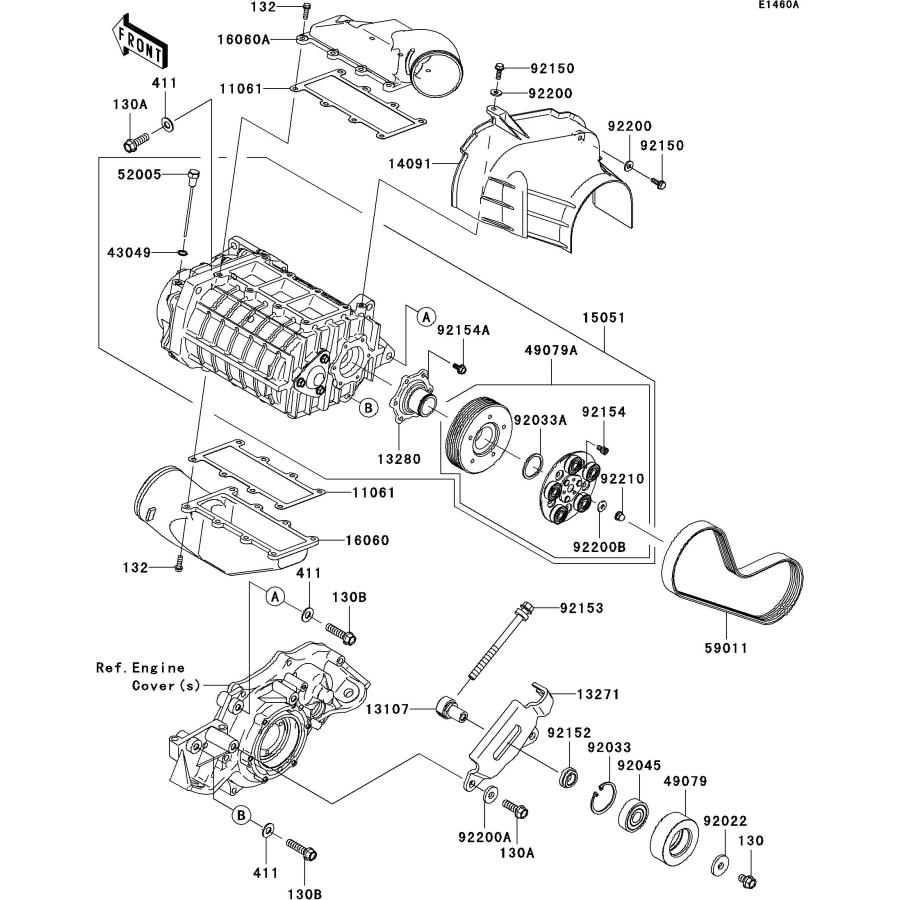 Kawasaki ULTRA260X'10 OEM section (Super-ChargerUS-KAW10999 Kawasaki ULTRA260X'10 OEM section (Super-ChargerUS-KAW10999