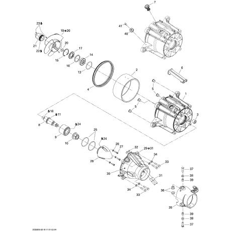 SEADOO RXT 215'09 OEM section (Pump) parts Used [S2200-29 SEADOO RXT 215'09 OEM section (Pump) parts Used [S2200-29