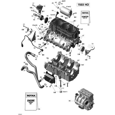 Sea-Doo - Used 420888996 ELECTRIC STARTER ASS'Y SEADOO [S3862-25]