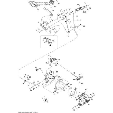 SEADOO RXT-X 255'08 OEM section (Reverse) parts Used [S3862 SEADOO RXT-X 255'08 OEM section (Reverse) parts Used [S3862