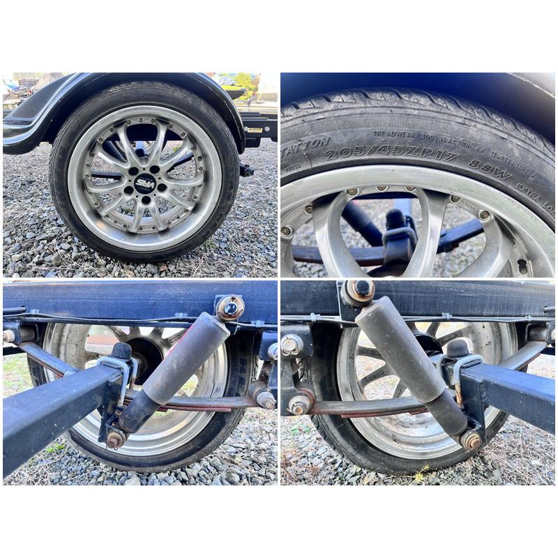 現状販売/引き取り限定】ブラストトレイル製 トレーラー 自動車検査証