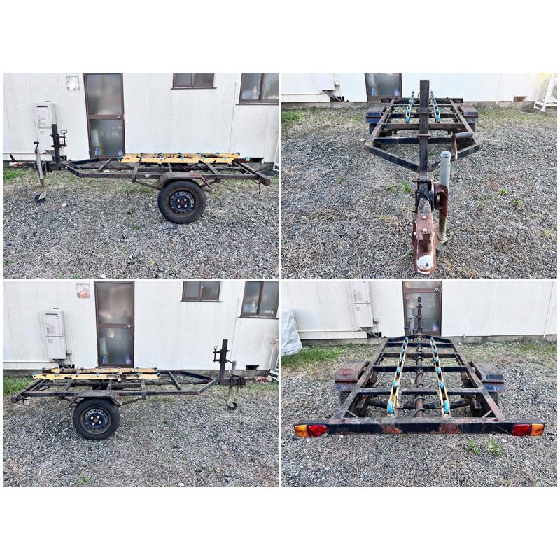 現状販売/引き取り限定】自作トレーラー(軽サイズ) 自動車検査証なし