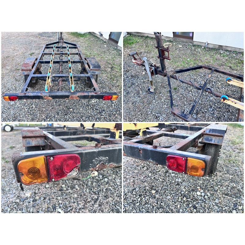 現状販売/引き取り限定】自作トレーラー(軽サイズ) 自動車検査証なし