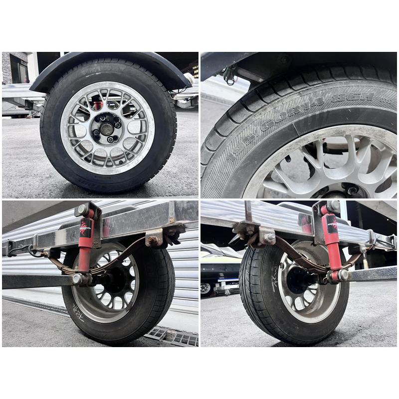 ●短期間値下げ　レア　当時物　トレーラーセット MC MAXTRAILER バイク用トレーラー スチール バイク1台積み