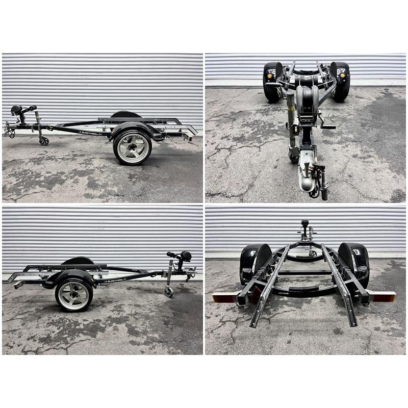現状販売/引き取り限定】ブラストトレイル製トレーラー(軽) 自動車検査