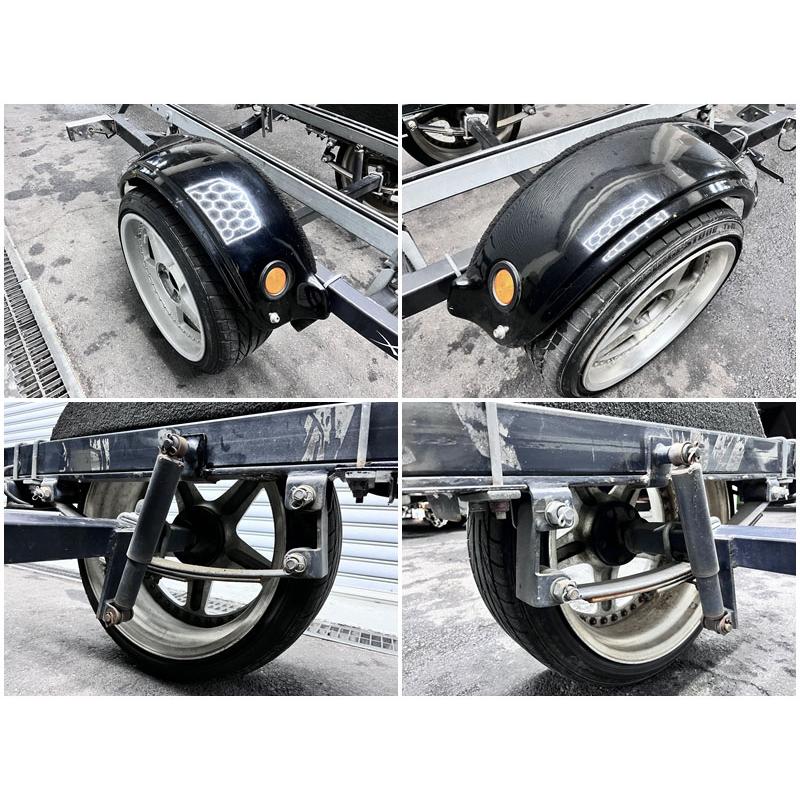 現状販売/引き取り限定】ブラストトレイル製トレーラー(軽) 自動車検査