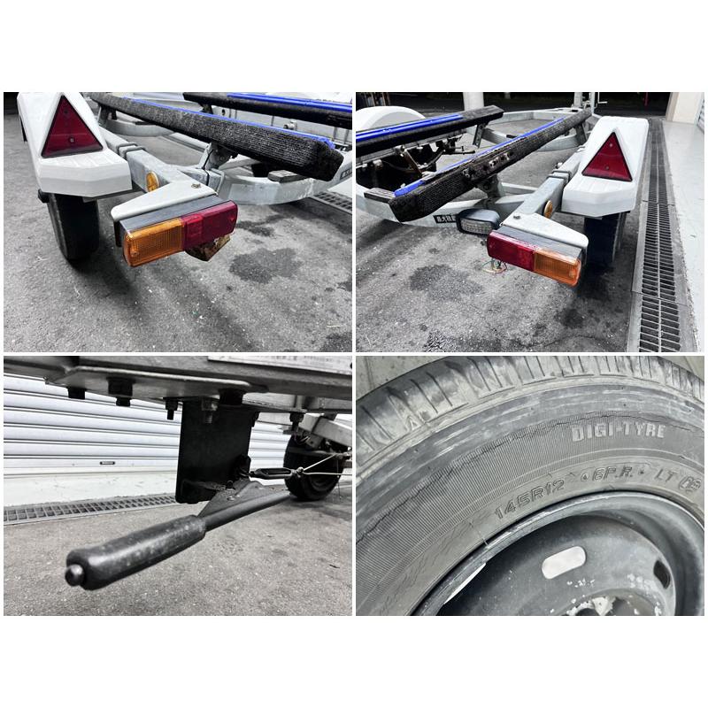 現状販売/引き取り限定】サントレックス製 軽ナンバートレーラー
